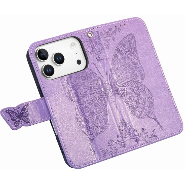 Чохол-книжка з малюнком UniCase Butterfly Pattern для iPhone 18 Pro / 17 Pro - Light Purple (423624LV) Чохол-книжка з малюнком UniCase Butterfly Pattern для iPhone 18 Pro / 17 Pro - Light Purple: фото 4 з 9