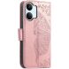 Чохол-книжка з малюнком UniCase Butterfly Pattern для Xiaomi Poco X8 Pro Max - Rose Gold (408933RG). Фото 6 з 10