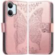 Чехол-книжка с рисунком UniCase Butterfly Pattern для Xiaomi Poco X8 Pro Max - Rose Gold (408933RG)