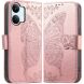 Чохол-книжка з малюнком UniCase Butterfly Pattern для Xiaomi Poco X8 Pro Max - Rose Gold (408933RG). Фото 1 з 10