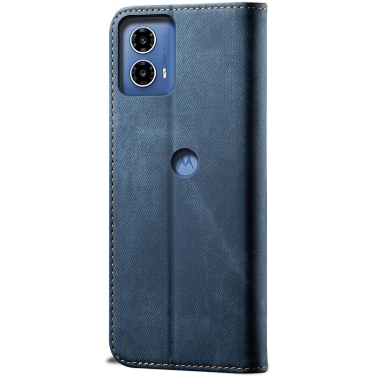 Чехол-книжка UniCase Jeans Wallet для Motorola Edge 50 Fusion - Blue: фото 6 из 6