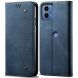 Чехол-книжка UniCase Jeans Wallet для Motorola Edge 50 Fusion - Blue (354209L). Фото 1 из 6