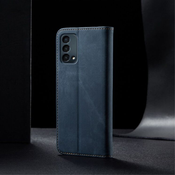 Чехол-книжка UniCase Jeans Wallet для OnePlus Nord N200 - Blue: фото 9 из 13
