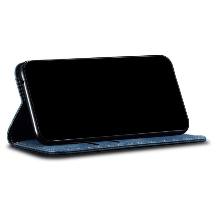 Чехол-книжка UniCase Jeans Wallet для OnePlus Nord N200 - Blue: фото 5 из 13