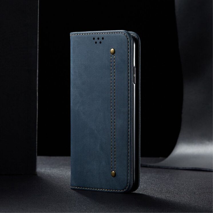 Чехол-книжка UniCase Jeans Wallet для OnePlus Nord N200 - Blue: фото 8 из 13