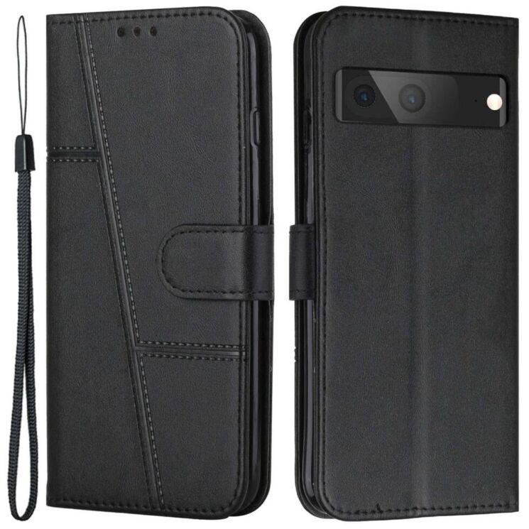 Чехол-книжка UniCase Jet Cover для Google Pixel 7 - Black: фото 1 из 11