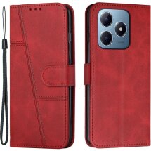 Чехол-книжка UniCase Jet Cover для Realme C63 / C61 / Note 60x / Note 60 - Red: фото 1 из 10