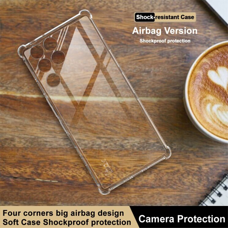 Чехол с усиленными углами IMAK Airbag MAX Case для ZTE Nubia Red Magic 11 Pro - Transparent: фото 6 из 7