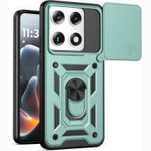 Чохол із захистом камери Deexe Armor Shield для Motorola Signature - Green: фото 1 з 9