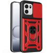 Чохол із захистом камери Deexe Armor Shield для OnePlus Nord CE6 - Red (391605R)
