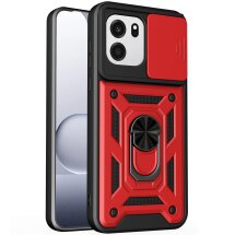 Чехол с защитой камеры Deexe Armor Shield для OnePlus Nord CE6 - Red: фото 1 из 9