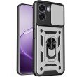 Чехол с защитой камеры Deexe Armor Shield для OPPO A6x / A6k - Silver (406531S)