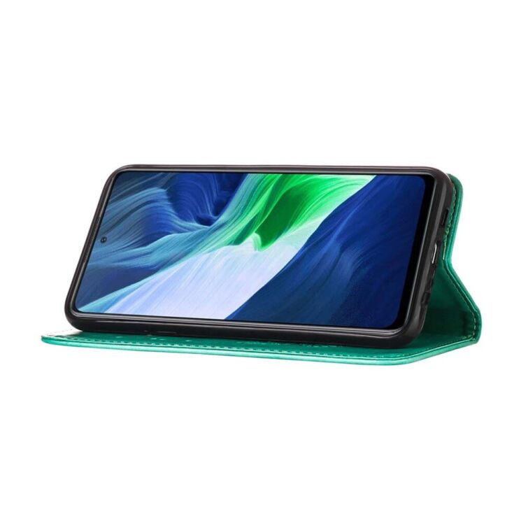 Чехол-книжка с рисунком UniCase Butterfly Pattern для Infinix Note 10 Pro (X695C) - Green: фото 5 из 10