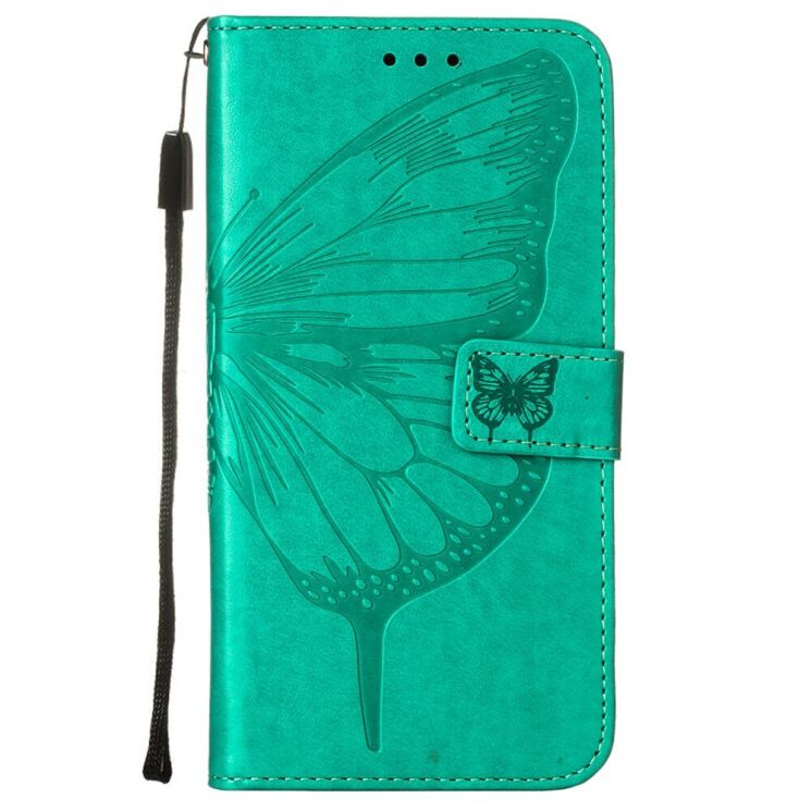 Чехол-книжка с рисунком UniCase Butterfly Pattern для Infinix Note 10 Pro (X695C) - Green: фото 2 из 10