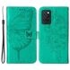 Чехол-книжка с рисунком UniCase Butterfly Pattern для Infinix Note 10 Pro (X695C) - Green (299410G). Фото 1 из 10