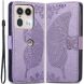 Чехол UniCase Butterfly Pattern для Motorola Edge 50 Ultra - Light Purple (354024LV). Фото 1 из 8