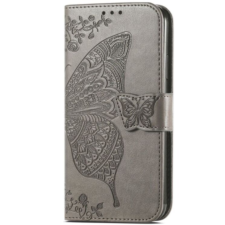 Чехол UniCase Butterfly Pattern для Motorola Moto G24 / G04 / G04s / E14 - Grey: фото 4 из 8