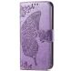 Чехол UniCase Butterfly Pattern для Motorola Moto G85 - Light Purple (357030LV). Фото 6 из 6