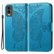 Чехол UniCase Butterfly Pattern для Nokia C32 - Blue (327417L)