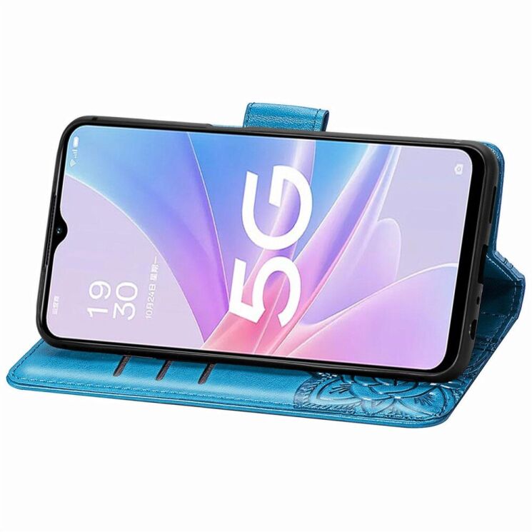 Чехол UniCase Butterfly Pattern для OPPO A78 - Blue: фото 3 из 5