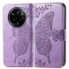 Чехол UniCase Butterfly Pattern для Realme 14 Pro Plus - Light Purple (379337LV). Фото 2 из 9