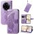 Чехол UniCase Butterfly Pattern для Realme 14 Pro Plus - Light Purple: фото 1 из 9
