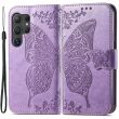 Чехол UniCase Butterfly Pattern для Samsung Galaxy S24 Ultra - Light Purple (343358LV)