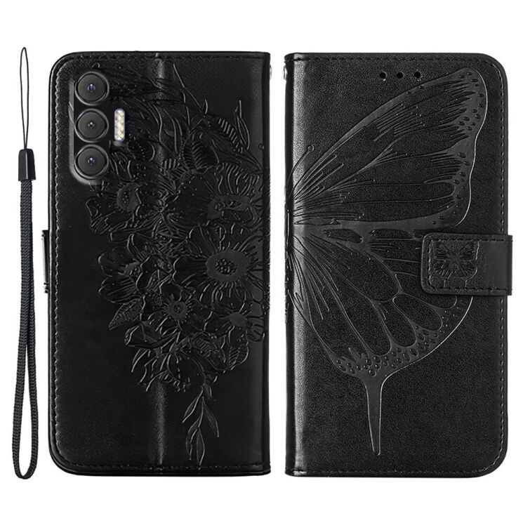 Чехол UniCase Butterfly Pattern для Tecno Spark 8P (KG7n) - Black: фото 1 из 7