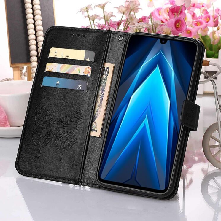 Чехол UniCase Butterfly Pattern для Tecno Spark 8P (KG7n) - Black: фото 4 из 7