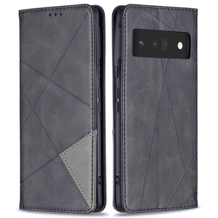 Чехол UniCase Geometric Pattern для Google Pixel 6 Pro - Black: фото 2 из 9