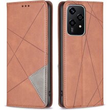 Чехол UniCase Geometric Pattern для Honor 200 Lite - Brown: фото 1 из 6