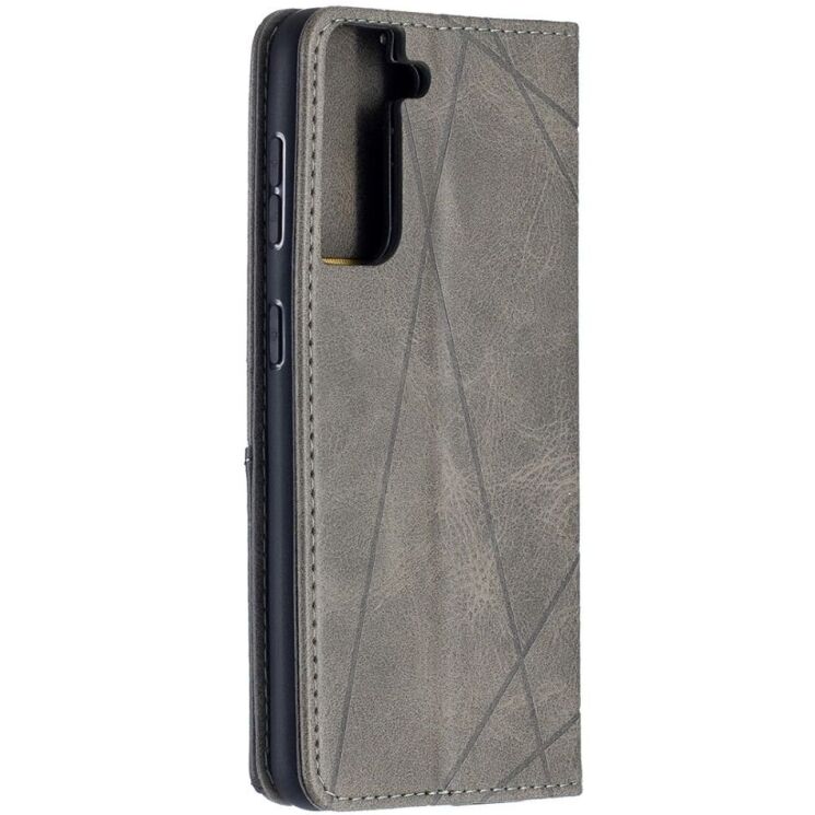 Чехол UniCase Geometric Pattern для Samsung Galaxy S21 (G991) - Grey: фото 3 из 9