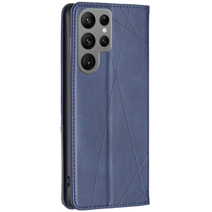 Чехол UniCase Geometric Pattern для Samsung Galaxy S25 Ultra (S938) - Blue: фото 3 из 6