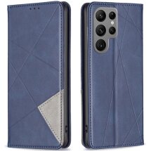 Чехол UniCase Geometric Pattern для Samsung Galaxy S25 Ultra (S938) - Blue: фото 1 из 6