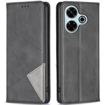 Чехол UniCase Geometric Pattern для Xiaomi Redmi 13 - Black: фото 1 из 7