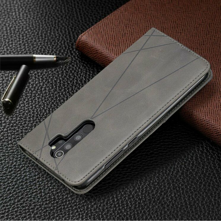 Чехол UniCase Geometric Pattern для Xiaomi Redmi Note 8 Pro - Grey: фото 9 из 9