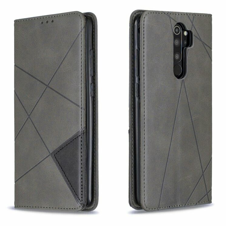 Чехол UniCase Geometric Pattern для Xiaomi Redmi Note 8 Pro - Grey: фото 4 из 9