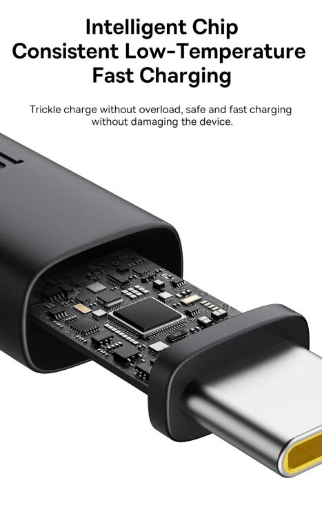 Кабель Baseus Dura Series Type-C to Type-C (100W, 2m) P10377803U01-03 - Black / Red: фото 16 из 21