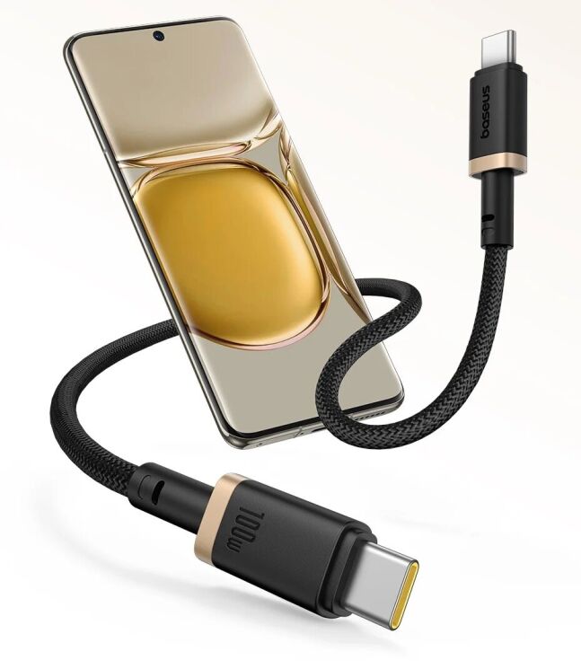 Кабель Baseus Dura Series Type-C to Type-C (100W, 2m) P10377803U01-03 - Black / Red: фото 6 из 21