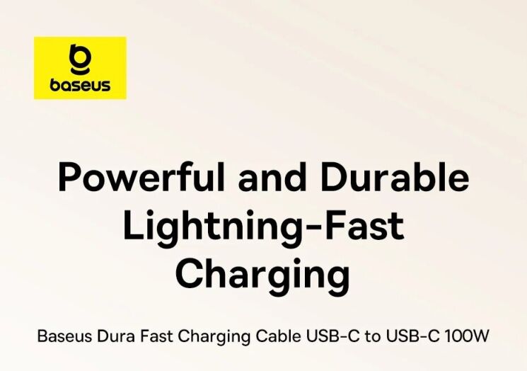 Кабель Baseus Dura Series Type-C to Type-C (100W, 2m) P10377803U01-03 - Black / Red: фото 5 из 21