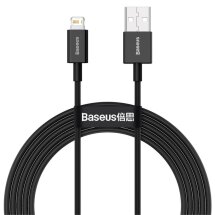 Кабель Baseus Superior Series USB to Lightning (2.4A, 2m) CALYS-C01 - Black: фото 1 з 19