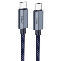 Кабель Hoco U134 Primero 240W Type-C to Type-C (5A, 1.8m) - Blue: фото 1 з 6