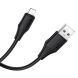Кабель Hoco X124 USB to Lightning (2.4A, 1m) - Black (896469B). Фото 2 из 6