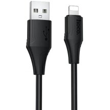 Кабель Hoco X124 USB to Lightning (2.4A, 1m) - Black: фото 1 из 6
