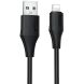 Кабель Hoco X124 USB to Lightning (2.4A, 1m) - Black (896469B). Фото 1 из 6