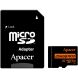 Карта памяти MicroSDXC Apacer 256GB UHS-I U3 V30 A2 + адаптер (AP256GMCSX10U8-R) - Black (945181B). Фото 1 из 9