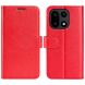 Классический чехол-книжка Deexe Wallet Style для OnePlus 15 - Red (391369R). Фото 1 из 7