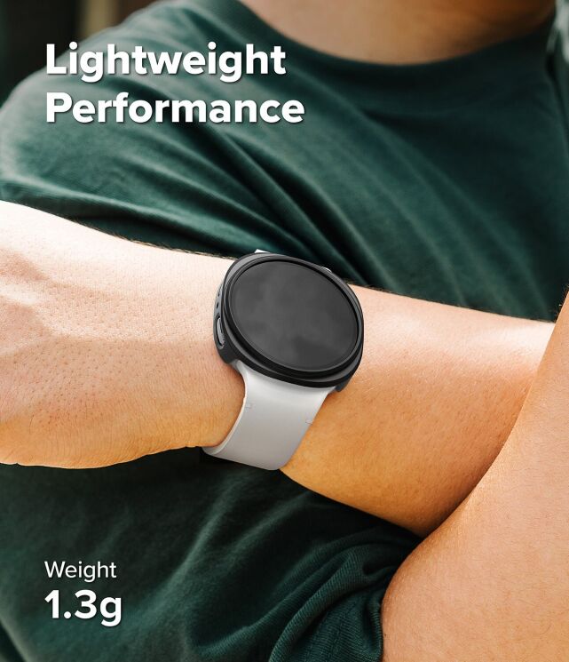Комплект чохлів RINGKE Slim Case для Samsung Galaxy Watch 8 (44mm) 8800293856146 - Matte Black: фото 7 з 15