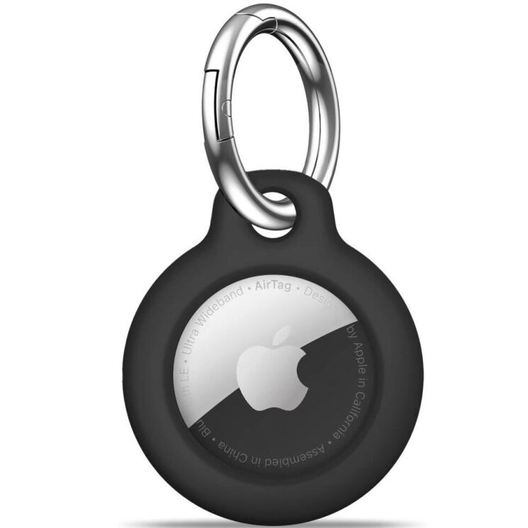 Комплект защитных чехлов (2шт) Tech-Protect Rough Set для Apple AirTags / AirTags 2 - Black (274024B) Комплект защитных чехлов (2шт) Tech-Protect Rough Set для Apple AirTags / AirTags 2 - Black: фото 2 из 8