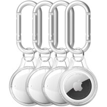 Комплект защитных чехлов (4шт) Ringke Slim Set для для Apple AirTag (8809818840370) - Clear: фото 1 из 14